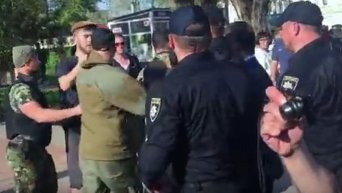 Обнародовано новое видео потасовки в Одессе с участием Правого сектора