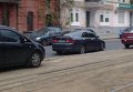 На месте нападения на журналистов в Одессе