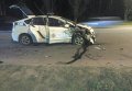 В Харькове в тройное ДТП попал автомобиль полиции
