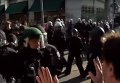 Столкновения демонстрантов с полицией в Берлине. Видео