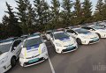 Автомобили патрульной службы полиции в Киеве