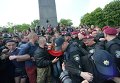 Потасовка возле парка Вечной Славы в Киеве