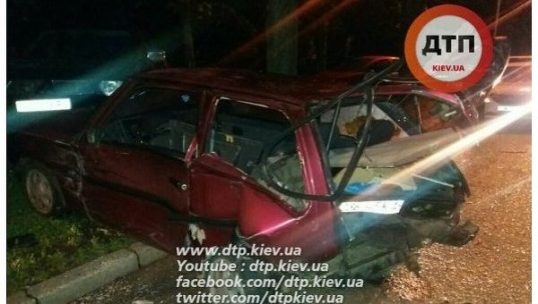 В Киеве нетрезвый водитель разбил 4 авто и пытался скрыться