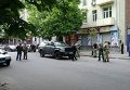 На месте стрельбы в Харькове и ранении патрульного
