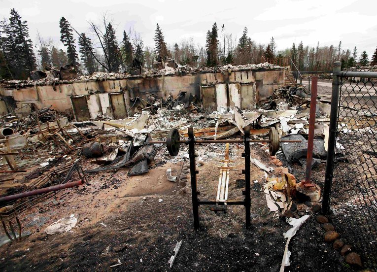 Последствия масштабного пожара в Канаде