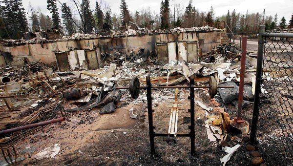 Последствия масштабного пожара в Канаде