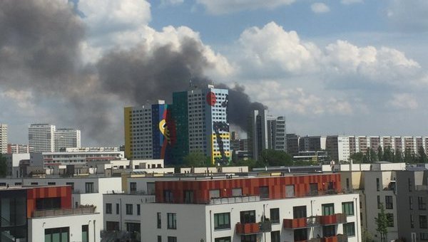 Пожар в Берлине