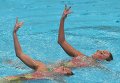 Синхронное плавание. Лолита Ананасова и Анна Волошина (Украина)