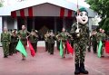 Белорусские пограничники сыграли на параде Экспонат группы Ленинград