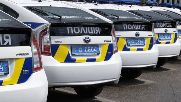 Машины патрульной полиции в Кривом Роге