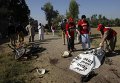 На месте теракта в Пакистане, произведенного террористом-смертником