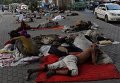 Бездомные в Пакистане спят прямо на улицах