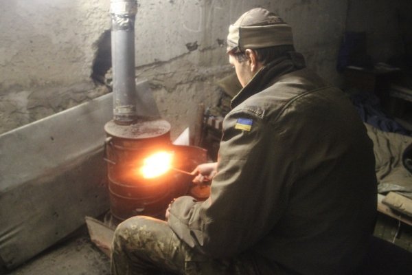 Украинские военные на окраинах Авдеевки