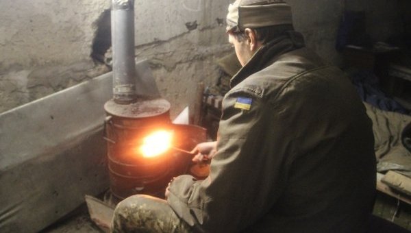 Украинские военные на окраинах Авдеевки