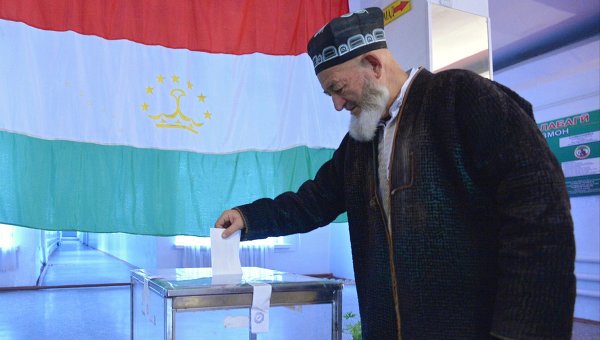 Голосование в Таджикистане