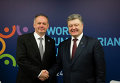 Президент Словакии Андрей Киска и президент Украины Петр Порошенко