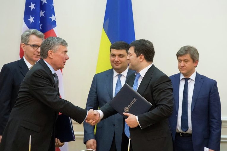 Подписание таможенного соглашения между Украиной и США
