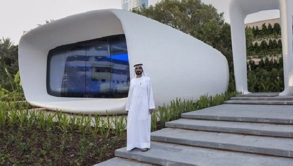 Первое в мире здание, напечатанное на 3D-принтере, в ОАЭ