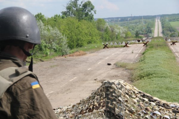 Позиции украинских военных на северо-западной окраине Авдеевки