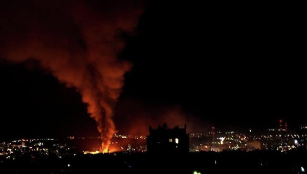 Крупный пожар на рынке в Кишиневе