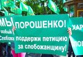 Марш в Киеве за особый статус Харьковской области