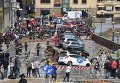 Крупный провал грунта в центре Флоренции