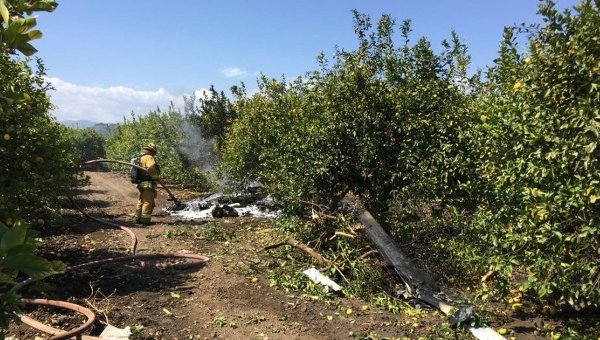Два человека погибли при крушении самолета в Калифорнии