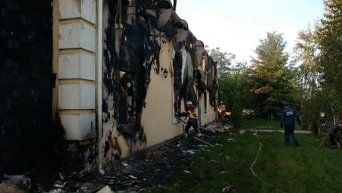 Пожар в доме престарелых в Киевской области