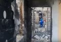 На месте пожара в доме престарелых под Киевом. Видео
