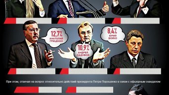 Электоральные предпочтения украинцев. Инфографика