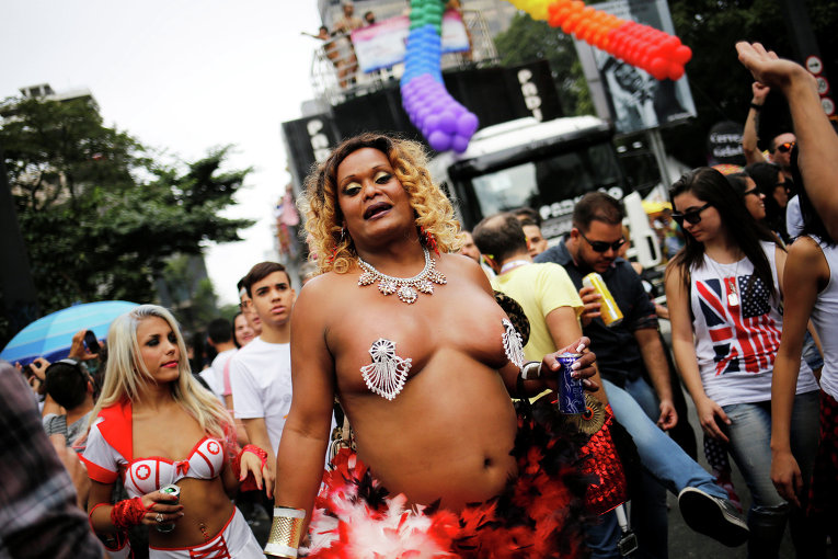 Сан-Паулу: крупнейший в мире гей-парад