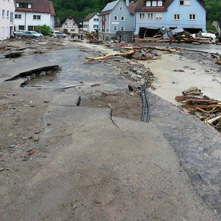 Масштабное наводнение в Германии