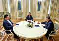 Президент Украины Петр Порошенко и губернатор Одесской области Михаил Саакашвили