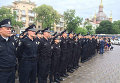 Патрульная полиция в Мариуполе. Церемония принятия присяги