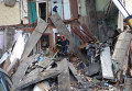 Обрушение подъезда пятиэтажного жилого дома в Междуреченске. Архивное фото