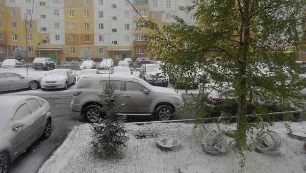 Снег в Ноябрьске