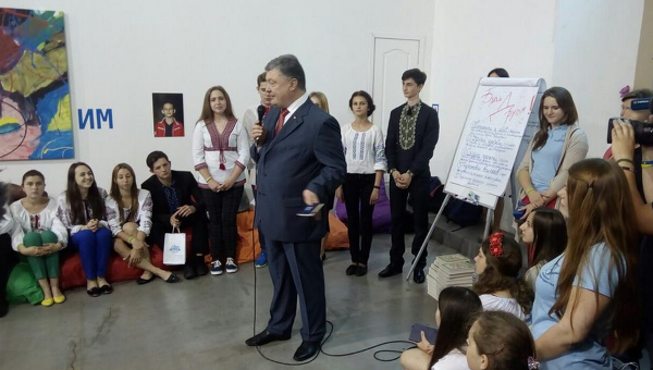 Петр Порошенко на встрече с лидерами студенческого самоуправления