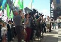 Батькивщина провела под КГГА акцию протеста в защиту выборов в райсоветы