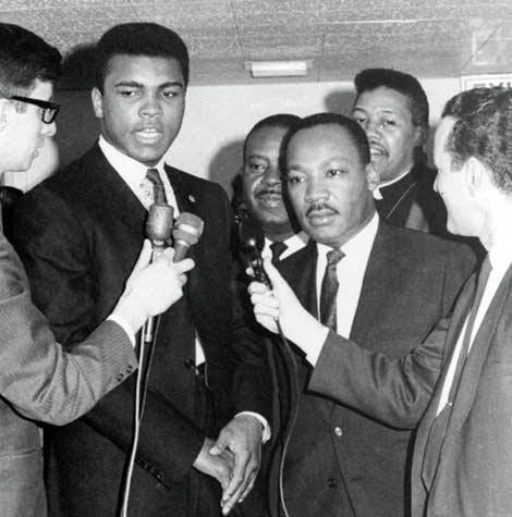Мохаммед Али  и Мартин Лютер Кинг
