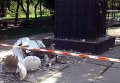 В Макеевке взорвали памятник Ленину