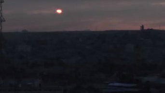 Ночные бои в сирийском Алеппо. Видео