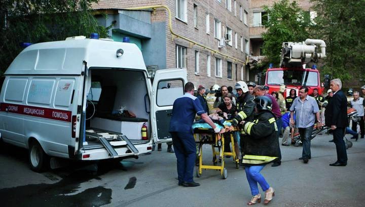 Взрыв газа в жилом доме в Оренбурге