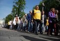 Работники Чернобыльской зоны пикетируют Кабмин
