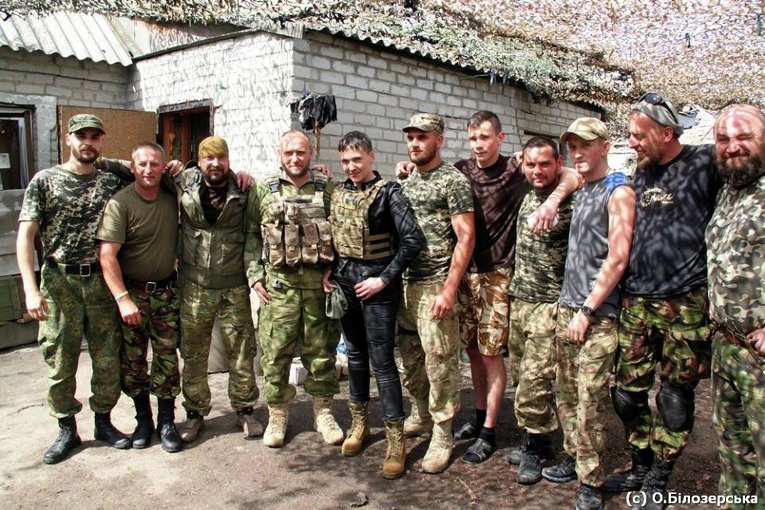 Савченко и Ярош встретились в Донбассе