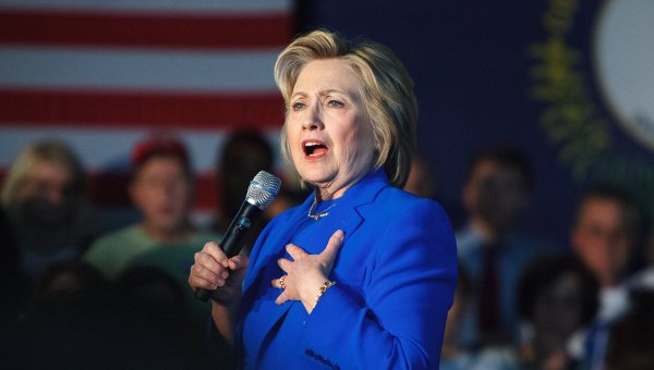 Предвыборное ралли кандидата в президенты США Хиллари Клинтон в штате Кентукки. Архивное фото