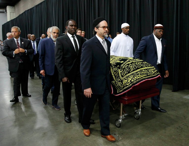 Церемония прощания с Мохаммедом Али