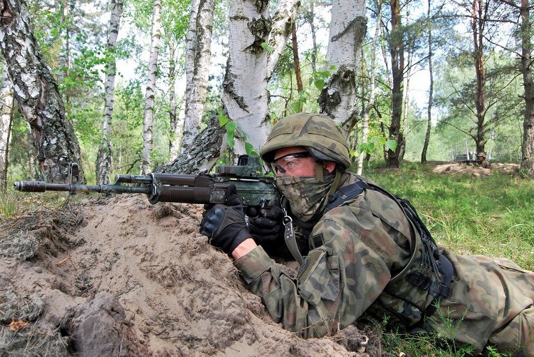Контратака украинских десантников на учениях НАТО в Польше