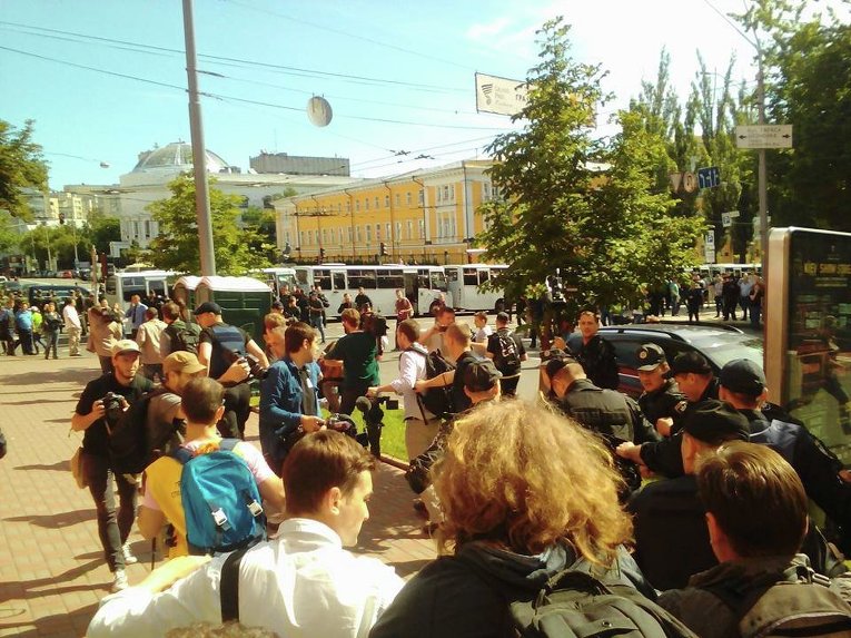 Первое задержание на ЛГБТ-марше в Киеве