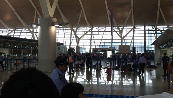 Взрыв в аэропорту Шанхая