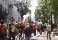 ЛГБТ-марш в Киеве: возмущенные радикалы зажгли файеры. Видео